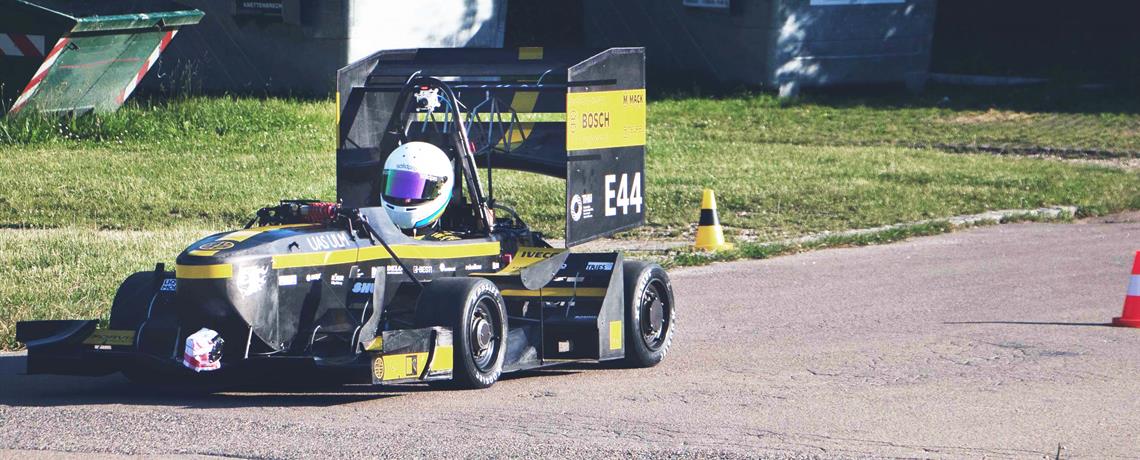 Das Team Einstein Motorsport stellte ihren elektrisch-autonomen Rennwagen vor